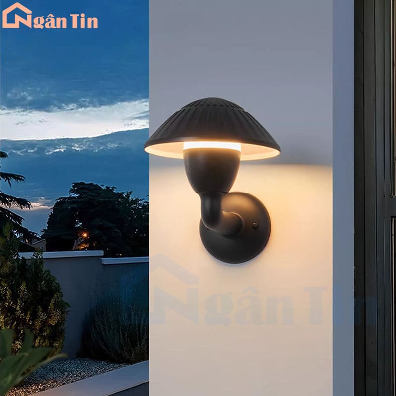 Đèn gắn tường hình nấm treo tường trang trí ngoài trời chống nước 220V VNT742 Ngân Tin 3 den-gan-tuong-hinh-nam-treo-tuong-ngoai-troi-san-vuon-vnt742-ngan-tin