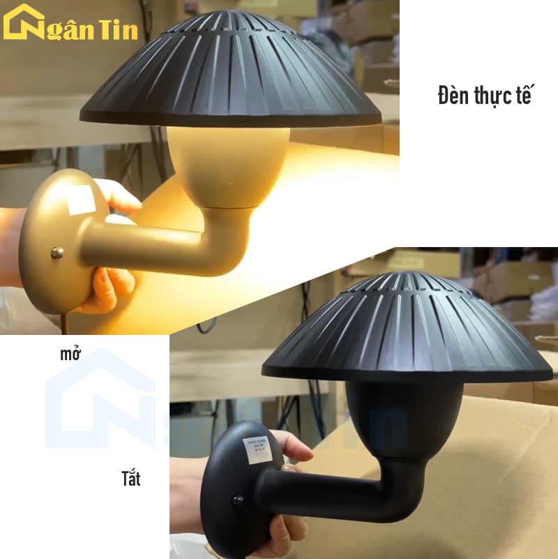 Đèn gắn tường hình nấm treo tường trang trí ngoài trời chống nước 220V VNT742 Ngân Tin 7 Đèn gắn tường hình nấm treo tường trang trí ngoài trời chống nước 220V VNT742 Ngân Tin - Image 7