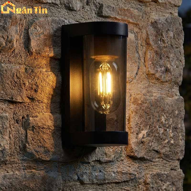 Đèn ốp tường gắn tường treo tường trang trí ngoài trời trong nhà E27 220V VNT1801 Ngân Tin 3 den-op-tuong-gan-tuong-ngoai-troi-san-vuon-vnt1801-ngan-tin