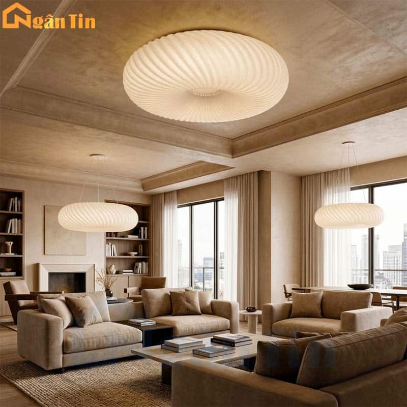 Đèn trần thả bánh Donut đèn mâm trang trí phòng khách phòng ngủ bàn ăn Led 3 màu THD1100 Ngân Tin 15 den-tran-tha-banh-donut-trang-tri-phong-khach-phong-ngu-ban-an-thd1100-ngan-tin