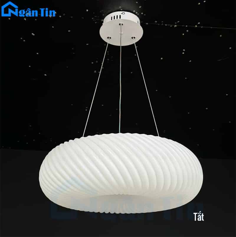 Đèn trần thả bánh Donut đèn mâm trang trí phòng khách phòng ngủ bàn ăn Led 3 màu THD1100 Ngân Tin 13 den tha tran trang tri phong ngu phong khach sanh nha hang led thd1100 ngan tin 4
