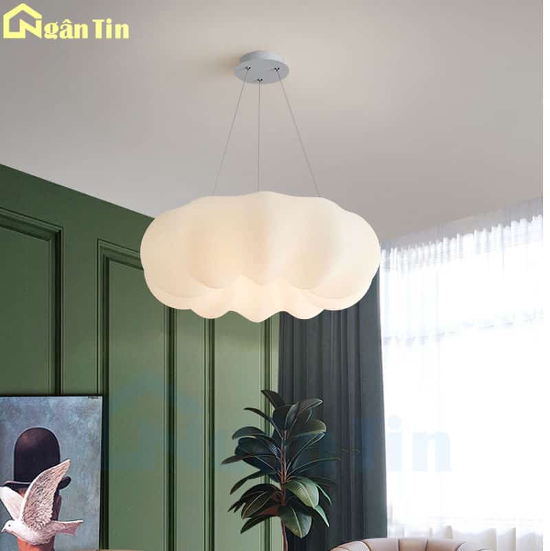 Đèn trần thả hình đám mây đèn mâm trang trí phòng khách phòng ngủ bàn ăn Led 3 màu THD1101 Ngân Tin 4 Đèn trần thả hình đám mây đèn mâm trang trí phòng khách phòng ngủ bàn ăn Led 3 màu THD1101 Ngân Tin - Image 4