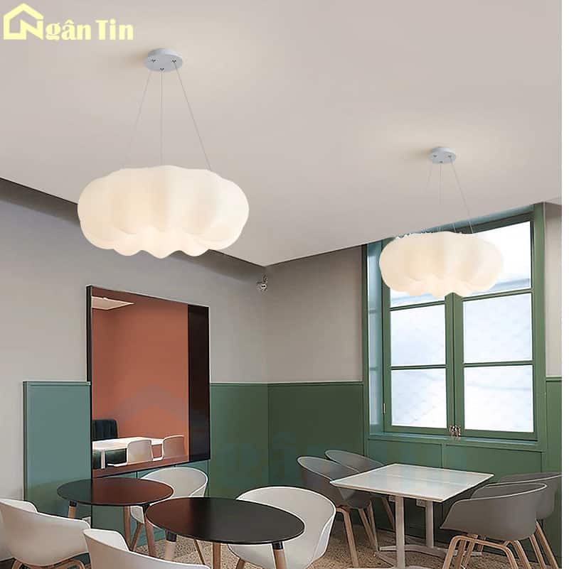 Đèn trần thả hình đám mây đèn mâm trang trí phòng khách phòng ngủ bàn ăn Led 3 màu THD1101 Ngân Tin 6 Đèn trần thả hình đám mây đèn mâm trang trí phòng khách phòng ngủ bàn ăn Led 3 màu THD1101 Ngân Tin - Image 6