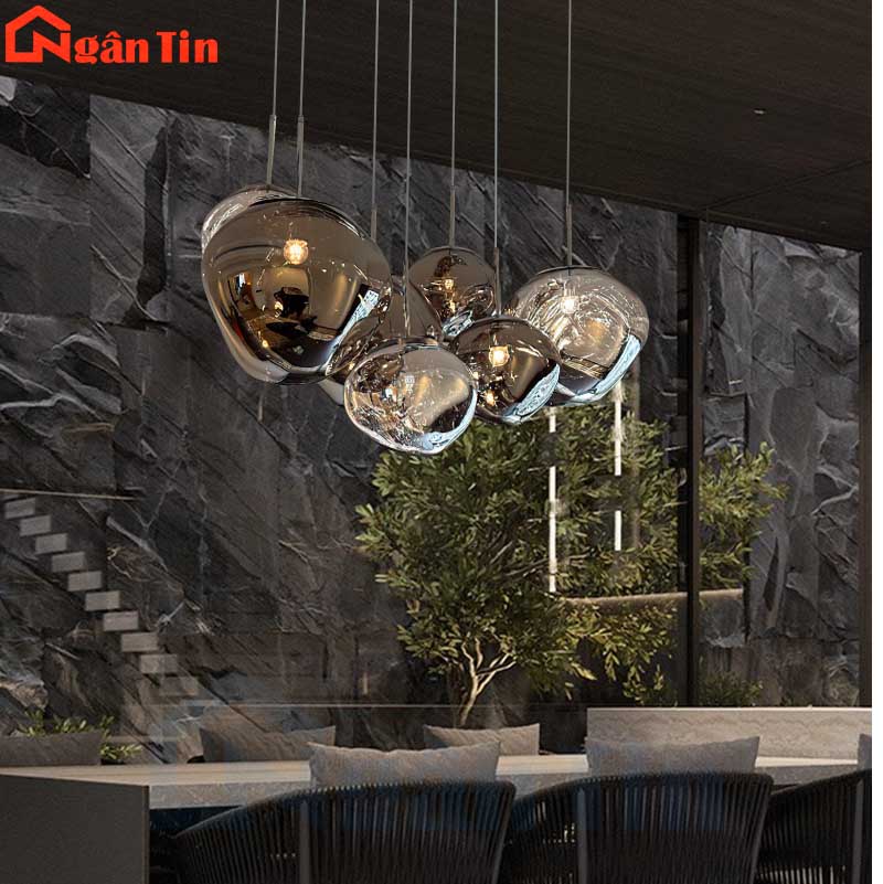 Đèn thả trần viên sỏi trang trí phòng khách phòng ngủ bàn ăn quầy bar E27 220V THD75 Ngân Tin 8 Đèn thả trần viên sỏi trang trí phòng khách phòng ngủ bàn ăn quầy bar E27 220V THD75 Ngân Tin - Image 8