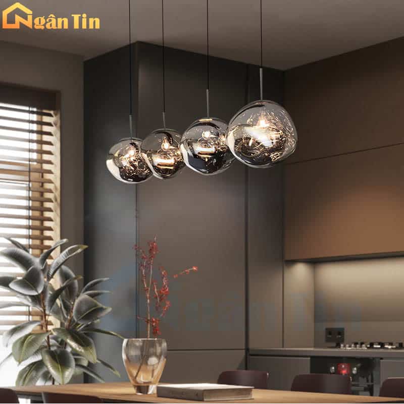 Đèn thả trần viên sỏi trang trí phòng khách phòng ngủ bàn ăn quầy bar E27 220V THD75 Ngân Tin 9 Đèn thả trần viên sỏi trang trí phòng khách phòng ngủ bàn ăn quầy bar E27 220V THD75 Ngân Tin - Image 9