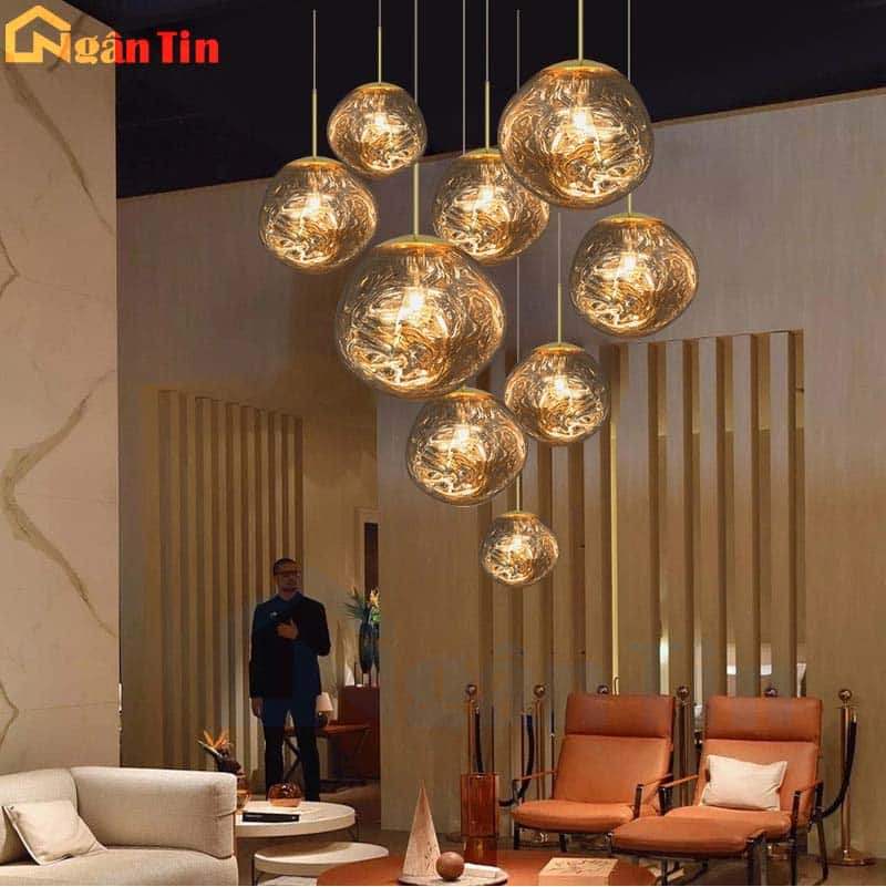 Đèn thả trần viên sỏi trang trí phòng khách phòng ngủ bàn ăn quầy bar E27 220V THD75 Ngân Tin 11 Đèn thả trần viên sỏi trang trí phòng khách phòng ngủ bàn ăn quầy bar E27 220V THD75 Ngân Tin - Image 11