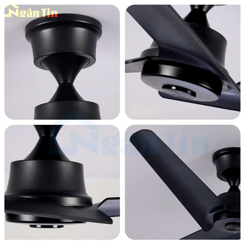 Quạt Trần 3 Cánh ABS Quạt Trần Trang Trí Phòng Khách Phòng Ngủ Bàn Ăn QVIFA911 Ngân Tin 15 quat tran 3 canh trang tri phong khach phong ngu ban an vifa911 ngan tin 11