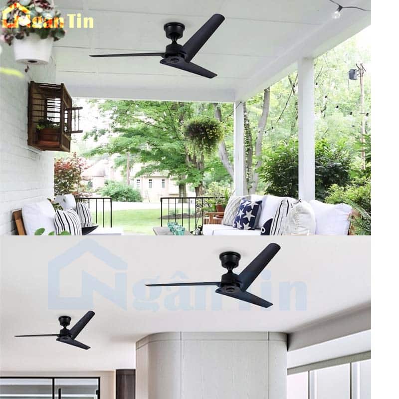 Quạt Trần 3 Cánh ABS Quạt Trần Trang Trí Phòng Khách Phòng Ngủ Bàn Ăn QVIFA911 Ngân Tin 20 quat tran 3 canh trang tri phong khach phong ngu ban an vifa911 ngan tin 7