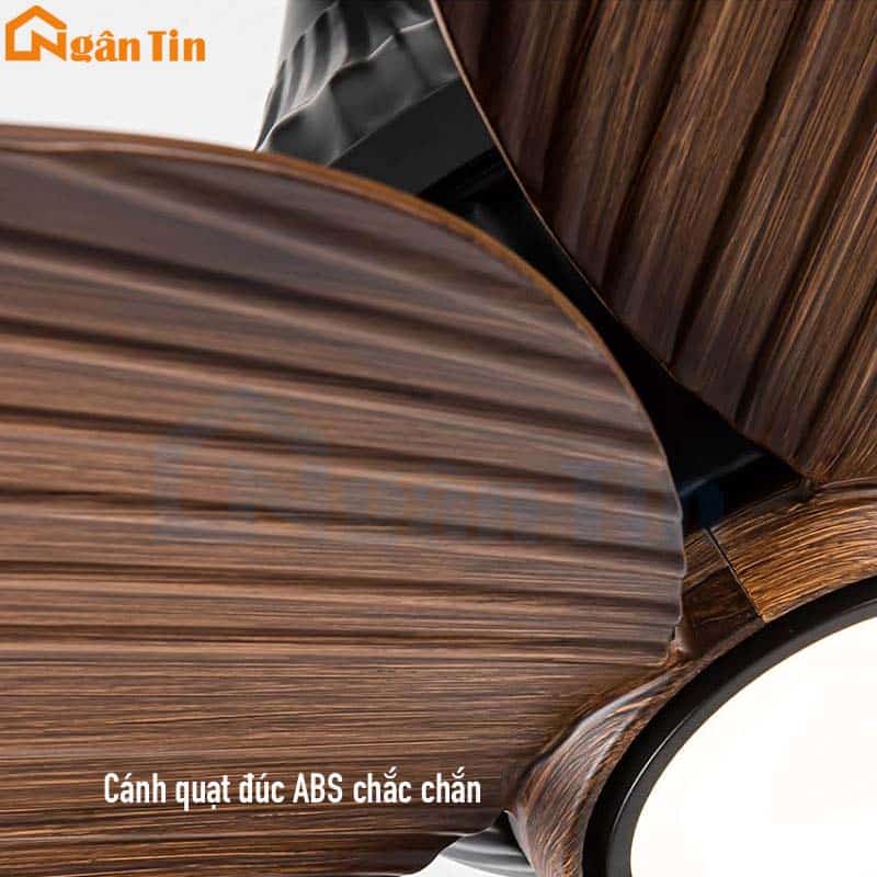 Quạt Trần 5 Cánh hình lá cọ quạt trần đèn Trang Trí Phòng Khách Bàn Ăn Phòng Ngủ VF439 Ngân Tin 15 quat tran 4 canh hinh chiec la trang tri phong khach ban an sanh qvifa439 ngan tin 8