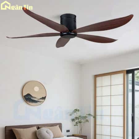 Quạt Trần 5 Cánh ABS giả gỗ Trang Trí Bàn Ăn Phòng Ngủ Phòng Khách VIFA900N Ngân Tin