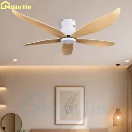 Quạt Trần 5 Cánh ABS giả gỗ Trang Trí Bàn Ăn Phòng Ngủ Phòng Khách VIFA900V Ngân Tin
