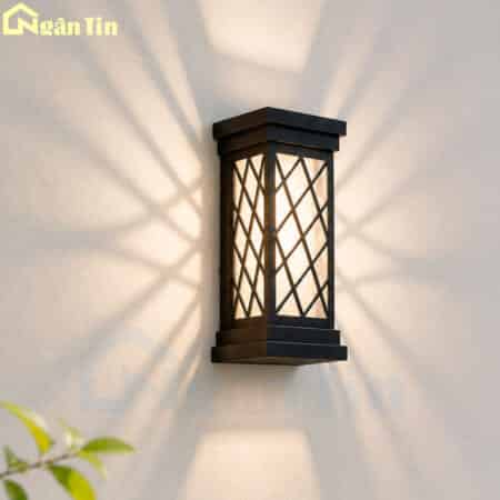 Đèn ốp tường ngoài trời treo tường trang trí cổng hành lang cầu thang 220V GTNT14 Ngân Tin