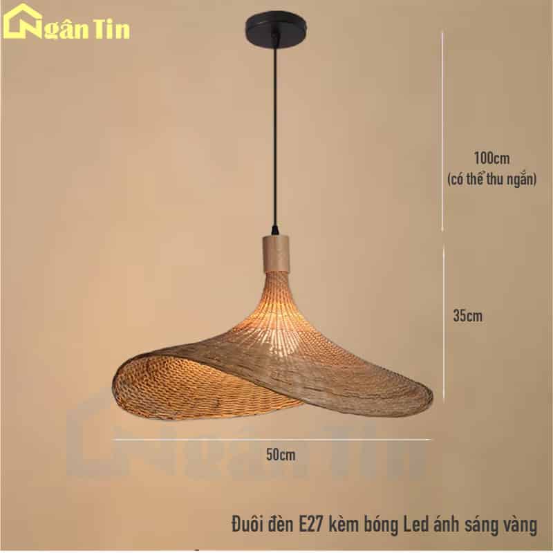 den tha tran trang tri ban an quay bar quan ca phe e27 220v ttk200 ngan tin 13