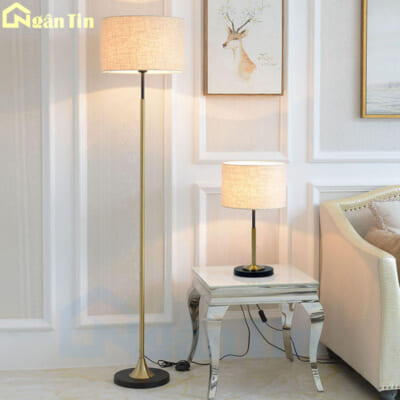 Đèn Cây Đứng Phòng Khách Đèn Bàn Đọc Sách Trang Trí Sảnh Phòng Ngủ E27 220V DD53821 Ngân Tin