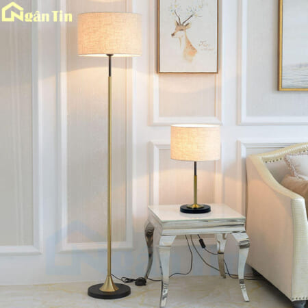 Đèn Cây Đứng Phòng Khách Đèn Bàn Đọc Sách Trang Trí Sảnh Phòng Ngủ E27 220V DD53821 Ngân Tin