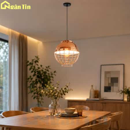 Đèn thả phong cách Bắc Âu đèn thả trang trí quán cà phê quầy bar E27 220V TCF90 Ngân Tin