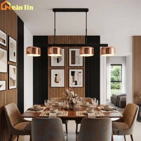 Đèn thả trần bàn ăn hiện đại đèn trang trí phòng ăn LED 3 màu E27 220V TTK12BN4 Ngân Tin