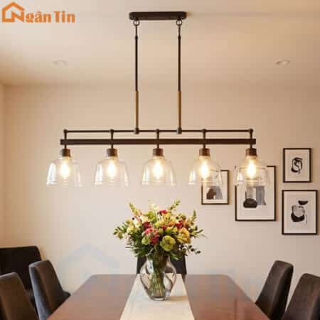 Đèn thả trần bàn ăn đèn thả trang trí quầy bar nhà hàng quán cà phê E27 220V TTK61N5 Ngân Tin