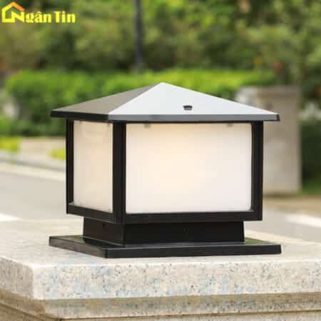 Đèn trụ cổng ngoài trời cổ điển vuông trang trí trụ cổng lối đi sân vườn E27 220V DT29 Ngân Tin