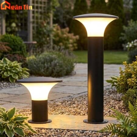 Đèn trụ nấm sân vườn ngoài trời chống nước trang trí sân vườn lối đi E27 220V DT28 Ngân Tin