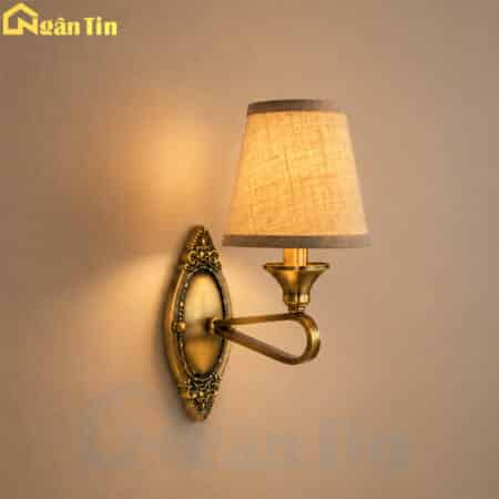 Đèn vách cổ điển đèn ngủ treo tường trang trí phòng ngủ phòng khách E14 220V VDC9665 Ngân Tin