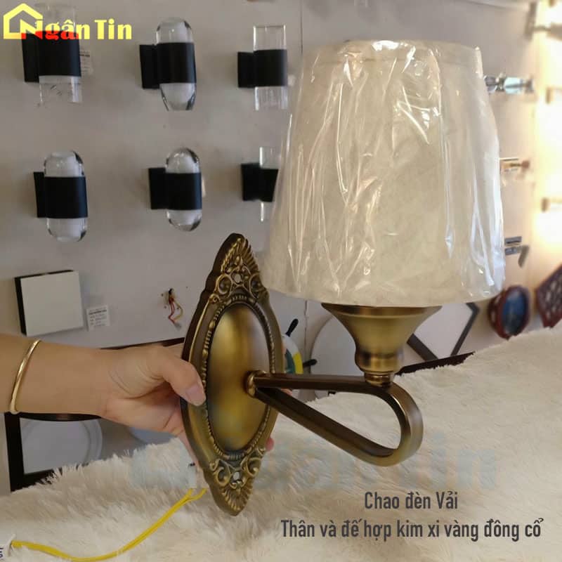Đèn vách cổ điển đèn ngủ treo tường trang trí phòng ngủ phòng khách E14 220V VDC9665 Ngân Tin 10 den vach co dien treo tuong trang tri phong khach phong ngu vdc9665 ngan tin 6