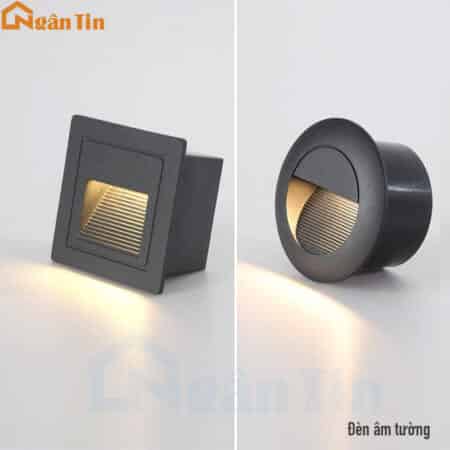Đèn Âm Tường Cầu Thang LED Hắt Bậc Chống Nước Hiện Đại 3W 220V ACT01 Ngân Tin