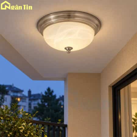 Đèn Ốp Trần Ban Công Tròn Đèn Mâm Trang Trí Phòng Ngủ Phòng Khách E27 220V OD42 Ngân Tin